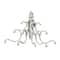Hello Honey® 7.5" White Decorative Distressed Metal Wall Hook